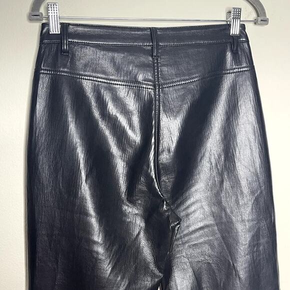 ARITZIA‎ WILFRED CABARET VEGAN LEATHER BLACK PANT SIZE 6 - Picture 10 of 14
